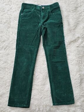 Boden BOY Emerald Green Corduroy Jeans Size 7y